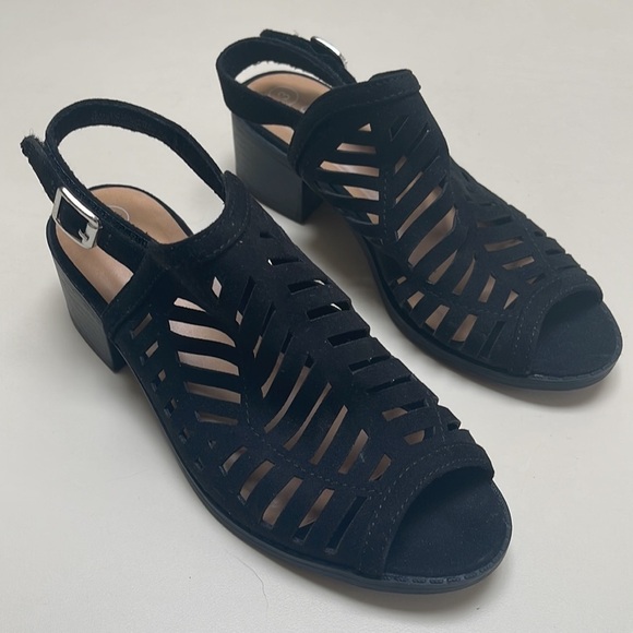 💜🤑 🆕 CAT & JACK Girl's Size 2 Open Toe Strap Shoes Size 3 - Picture 2 of 9